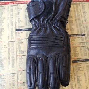 Biker Leather insulated Gloves